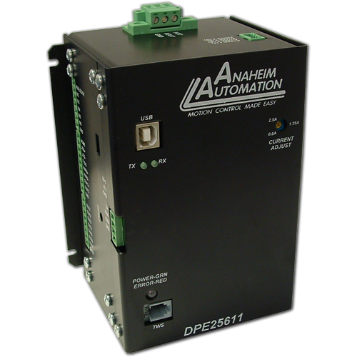 Stepper Drivers with Programmable Controllers - 0-2.5A Current Range